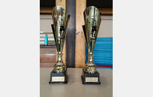 Les trophées pour les interclubs ! La grande classe !