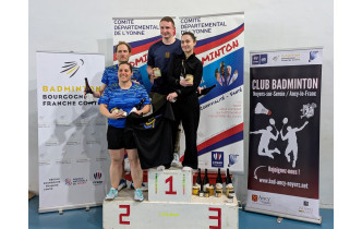 Double Mixte série D
Vainqueurs : DESCAMPS Yann / LAMBLIN Eva (SA89)
Seconds : SZROM Julien / NAULT Orianne (SA89)
