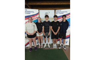 Equipe Isle sur Serein (Cadet / Junior)
CORNIOT Félicie
BATIRBEK Flavie
NEYMON Ennio
HAFDA FREAUX Noham
BENDALI Eliott