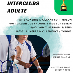 InterClubs Départementaux Senior