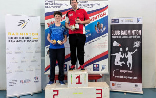 Podiums de championnat de l'Yonne senior 2026 à Ancy le franc