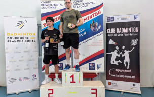 Podiums de championnat de l'Yonne senior 2026 à Ancy le franc