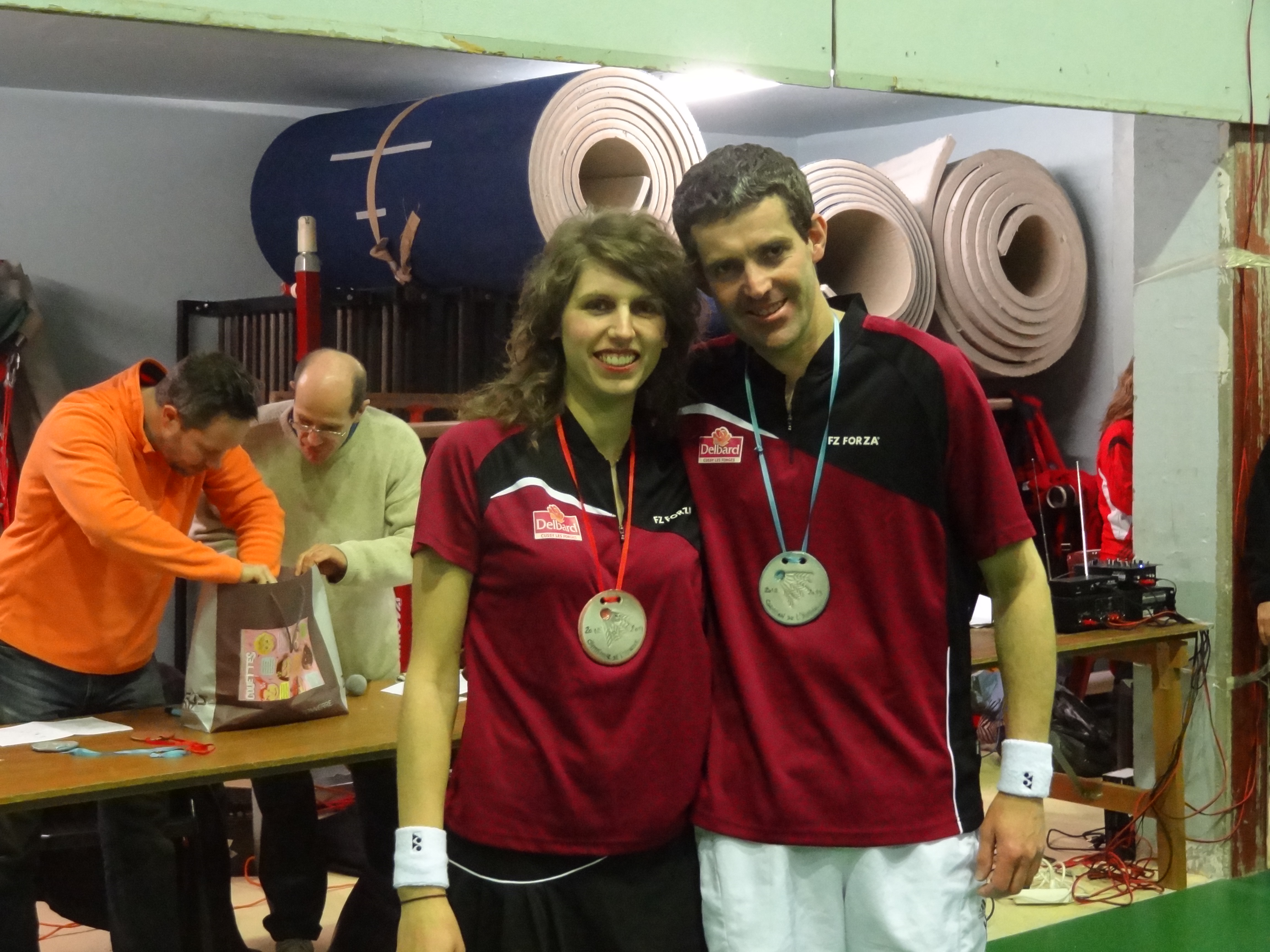 Champions de l\'Yonne en Double Mixte NC 2012-2013